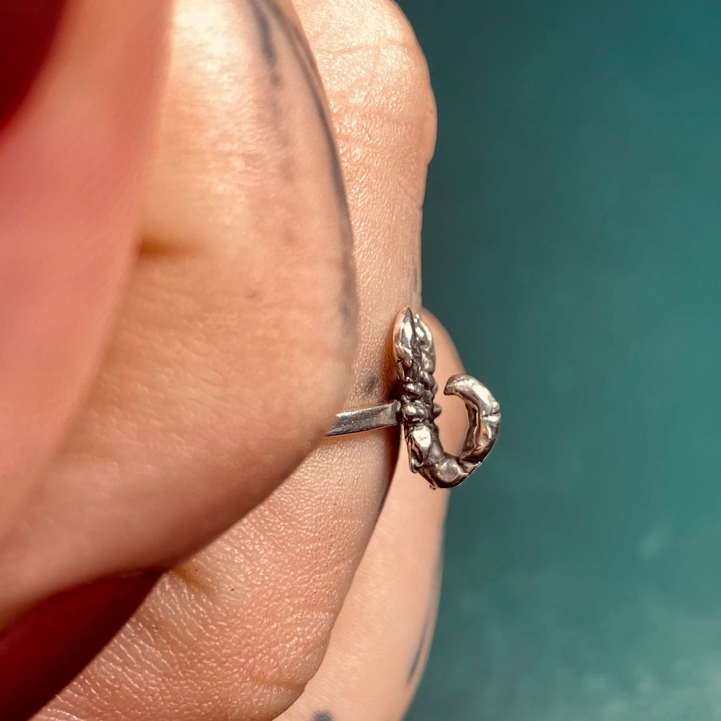 SCORPION STACKER Sterling Silver Ring