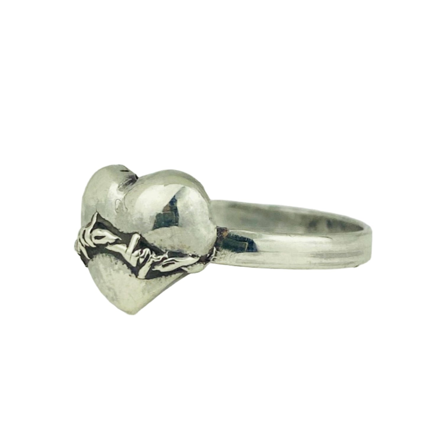 LOVEFOOL Barb Wire Heart Sterling Silver Ring