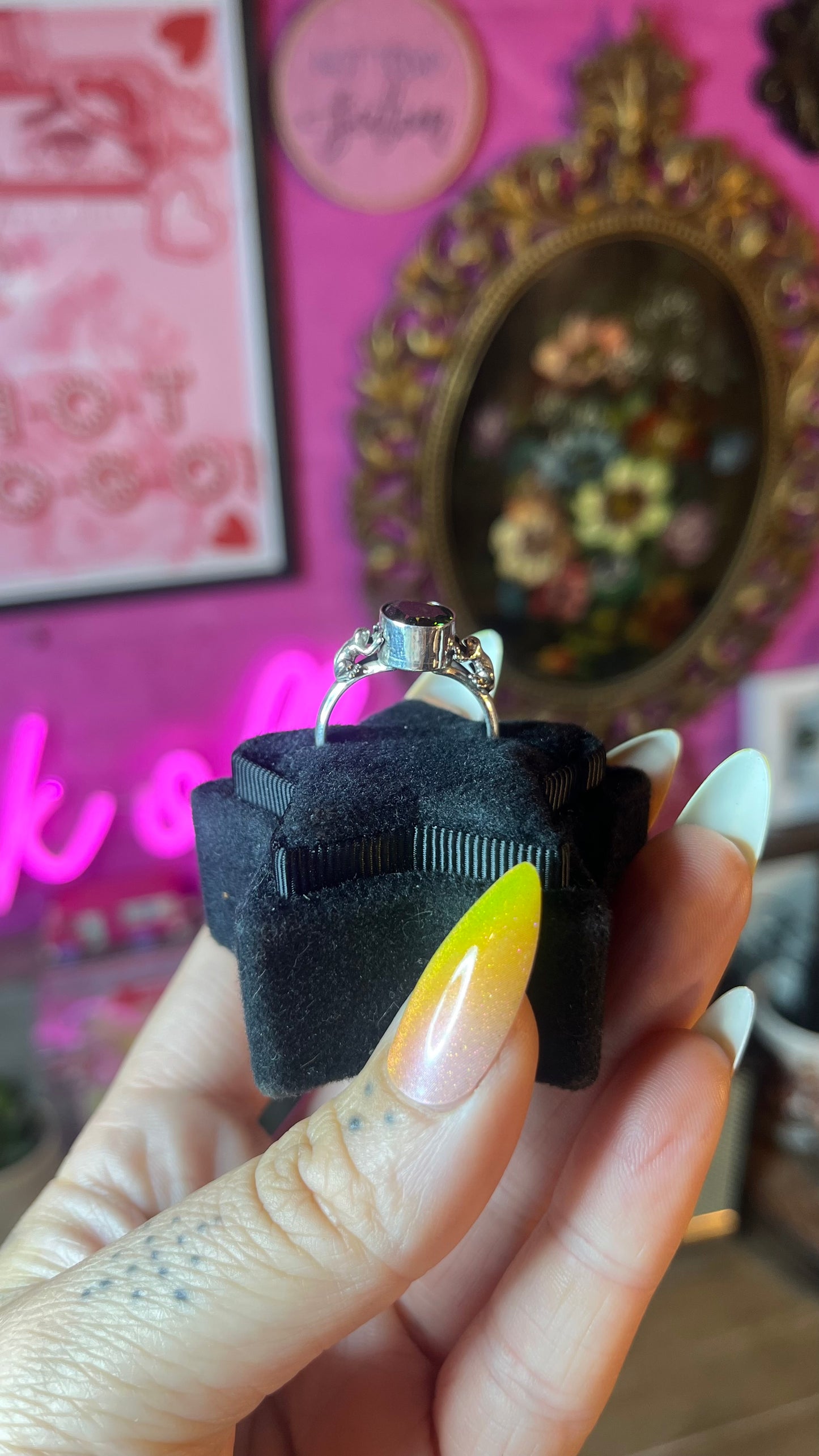 ALRIGHT AMPHIBIAN Faceted Gemstone Sterling Silver Ring