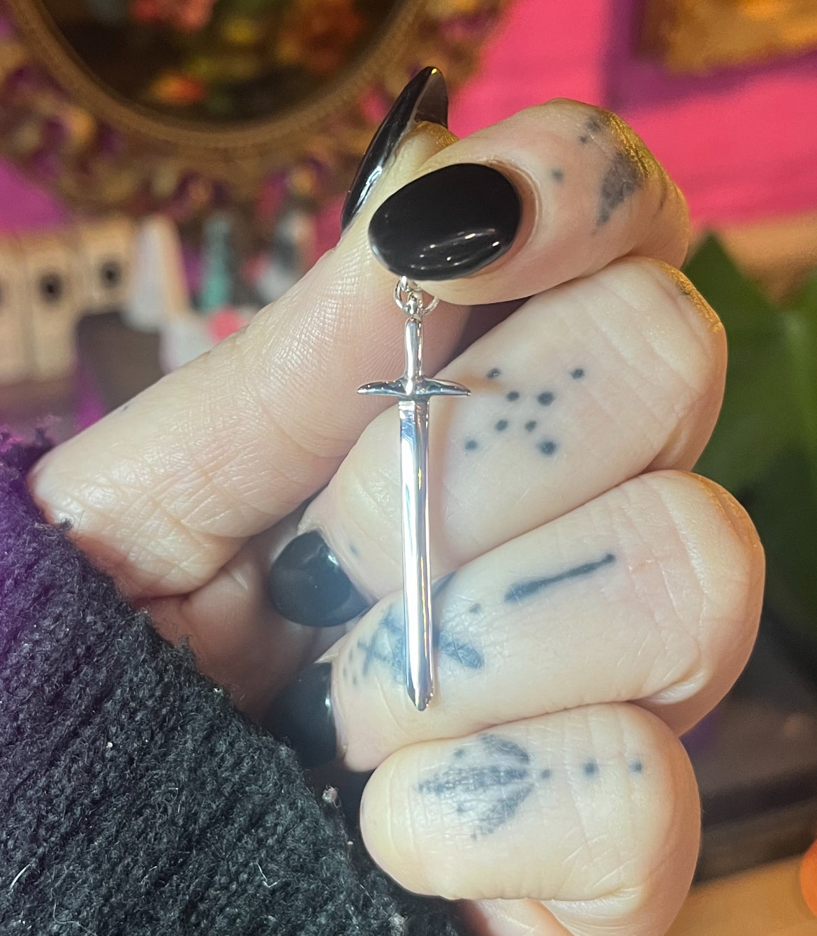 You have my Sword Silver Pendant