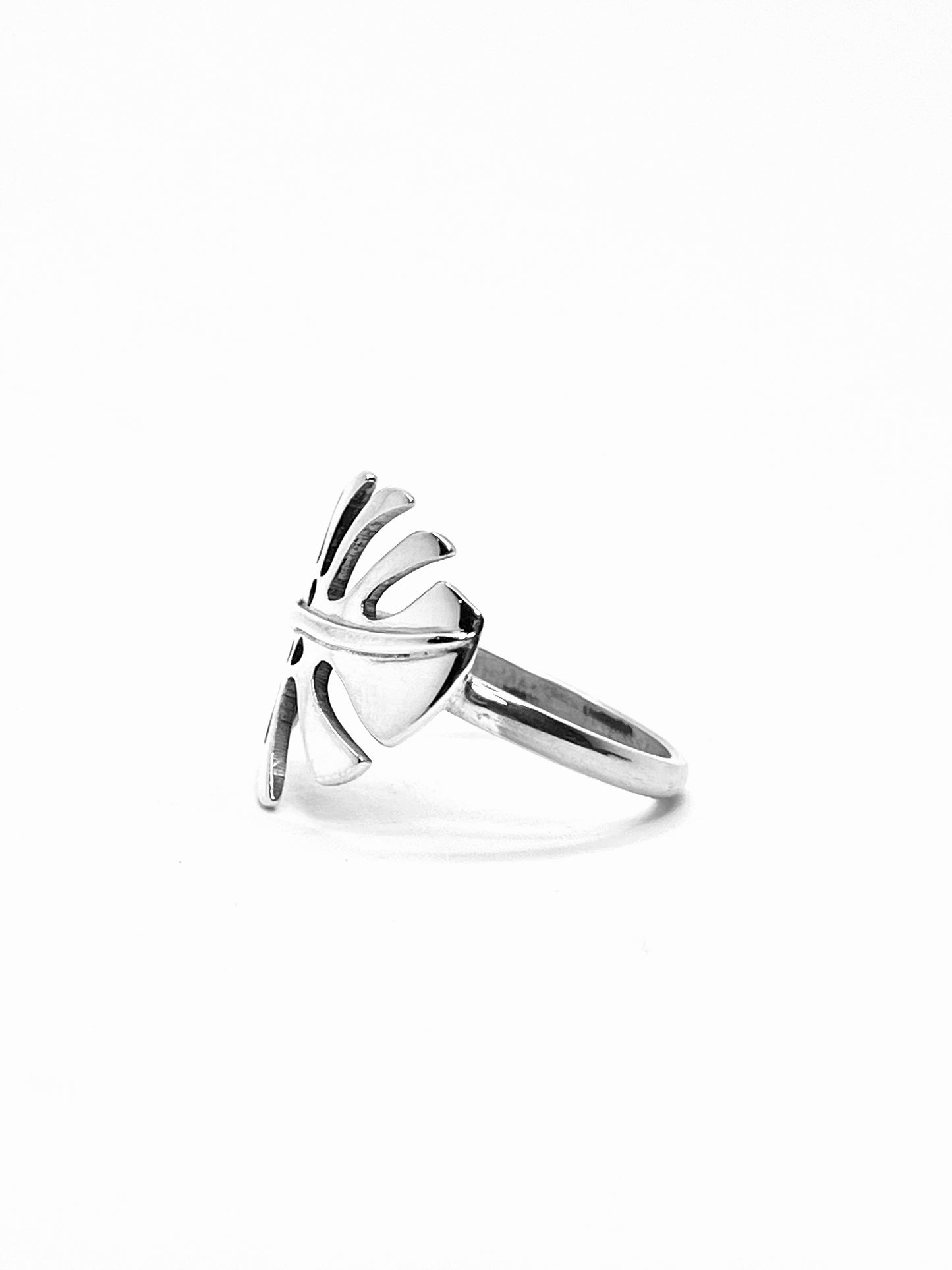 VERIEGATA Monstera Sterling Silver Ring