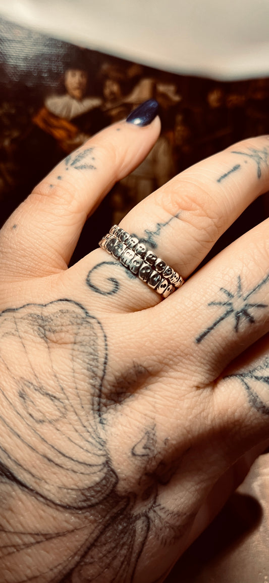 SPRITES Sterling Silver Band Ring