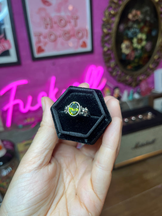 ALRIGHT AMPHIBIAN Faceted Gemstone Sterling Silver Ring