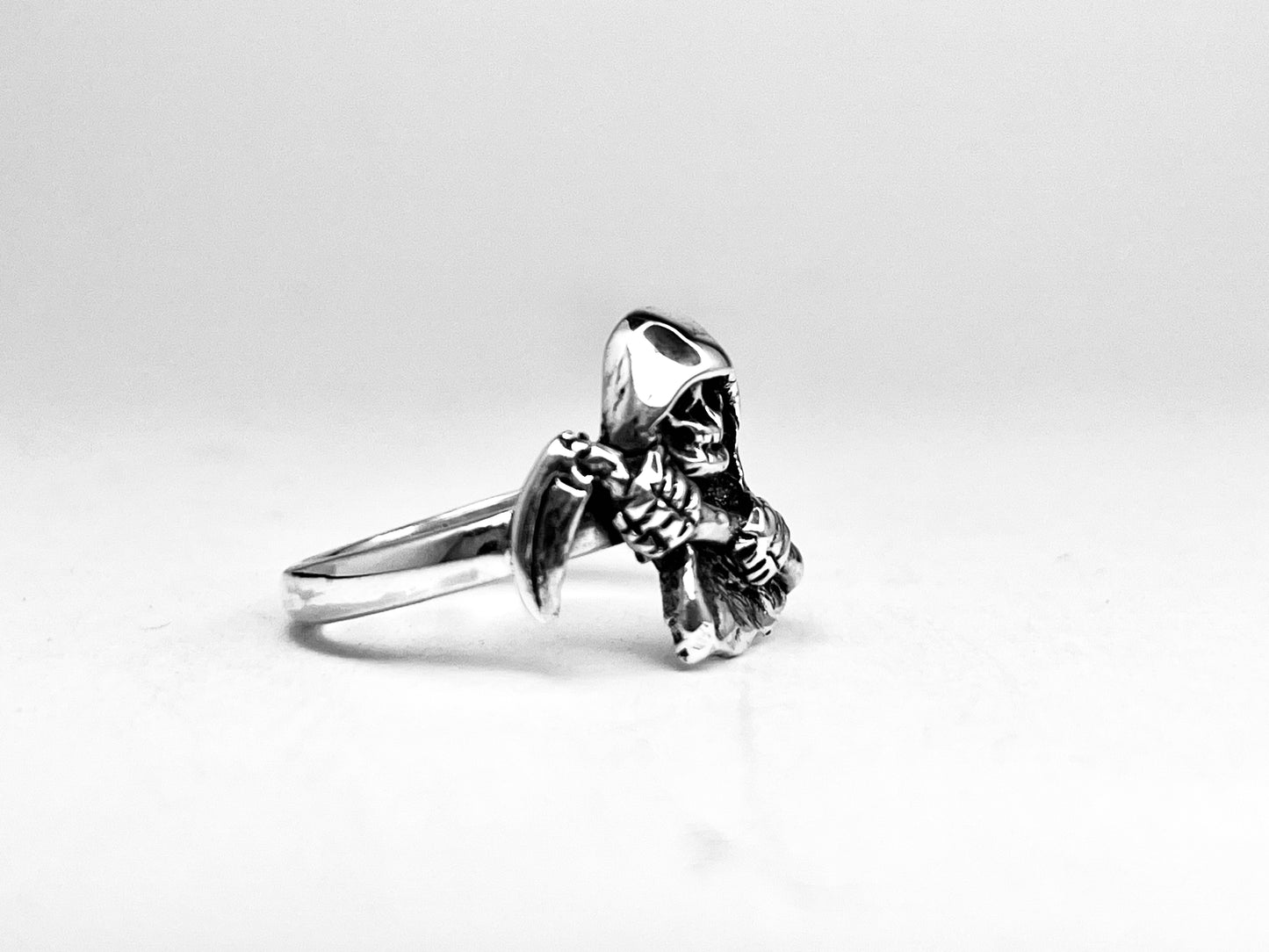 GRIMMIE Grim Reaper Sterling Silver Ring