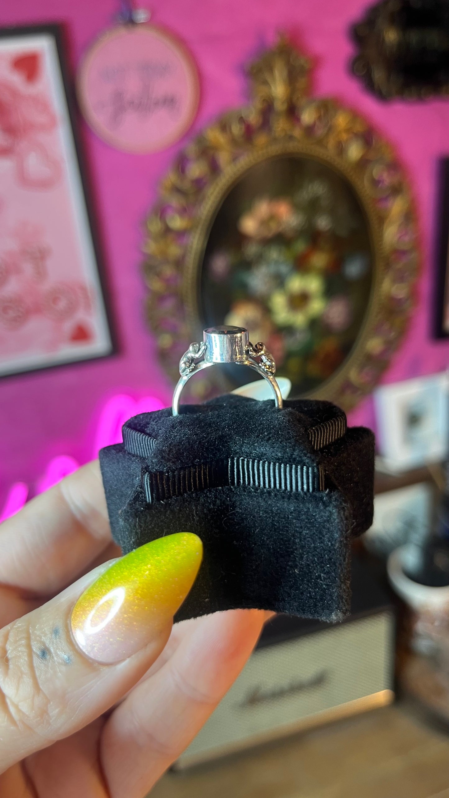ALRIGHT AMPHIBIAN Faceted Gemstone Sterling Silver Ring