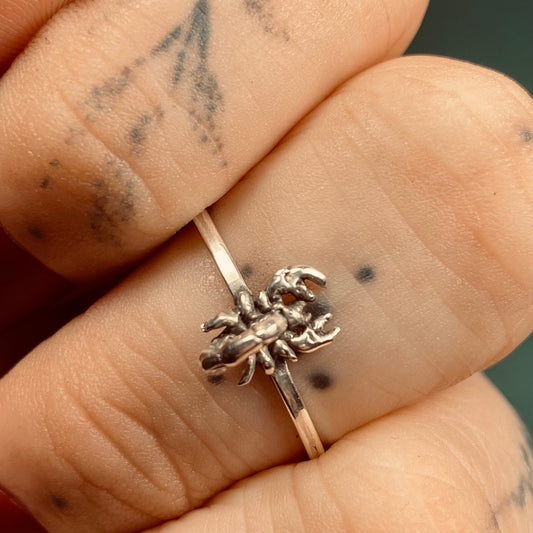 SCORPION STACKER Sterling Silver Ring