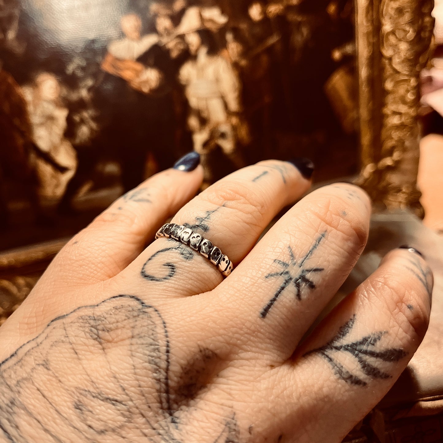 SPRITES Sterling Silver Band Ring
