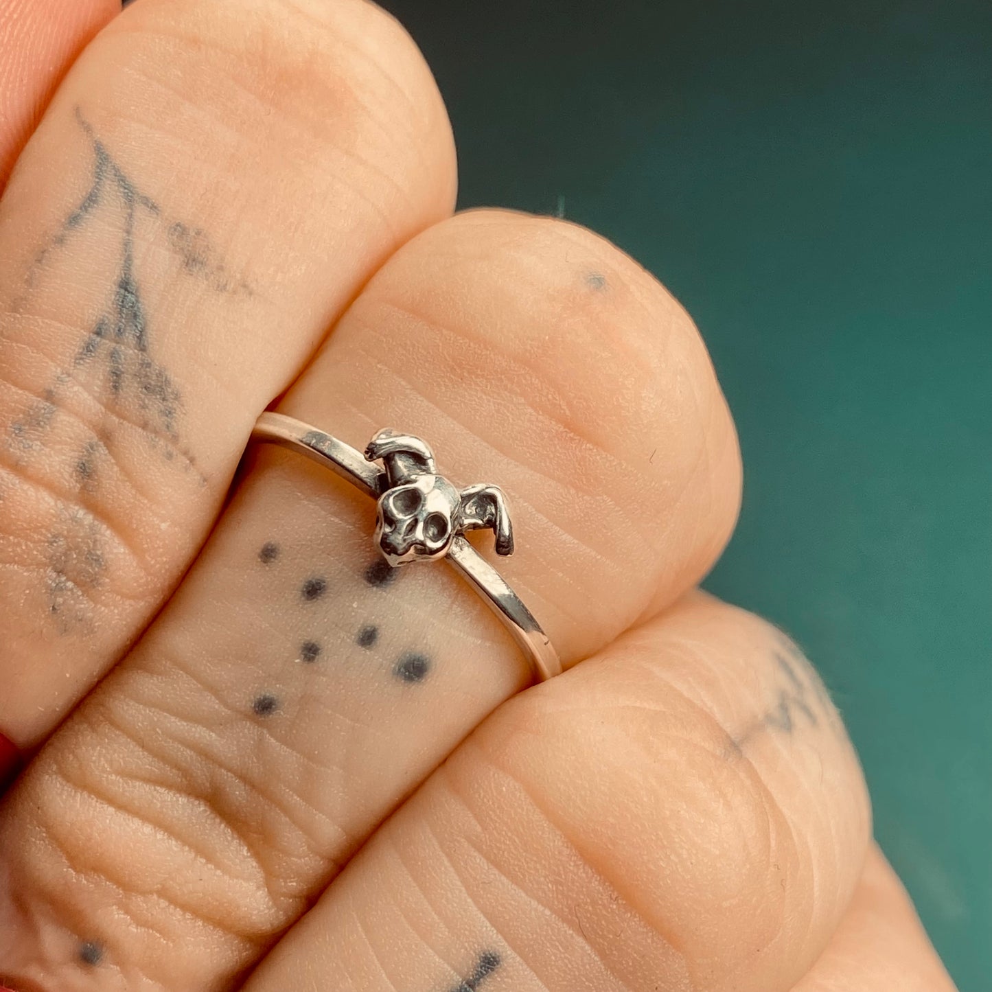 BONNIE BUNNY STACKER Sterling Silver Ring