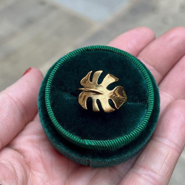 monstera ring DELICIOSA GOLD Monstera Ring