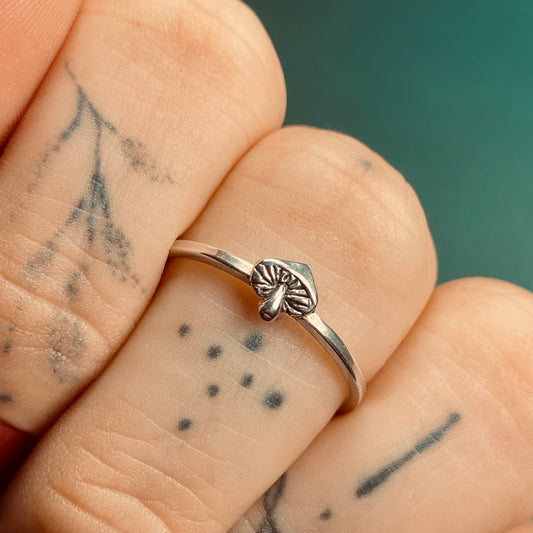 MUSHROOM STACKER Sterling Silver Ring