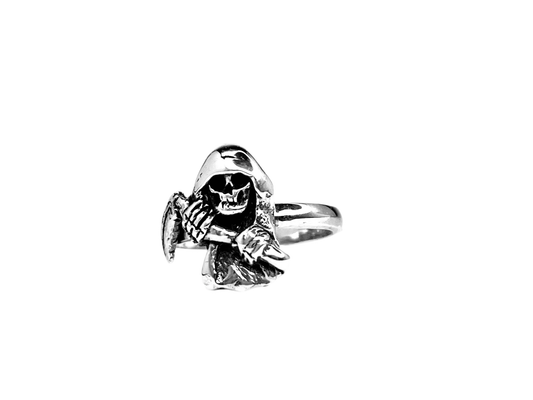 GRIMMIE Grim Reaper Sterling Silver Ring