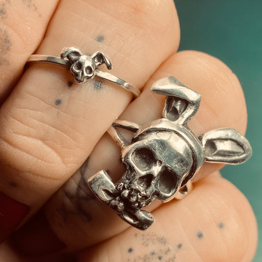 BONNIE BUNNY STACKER Sterling Silver Ring