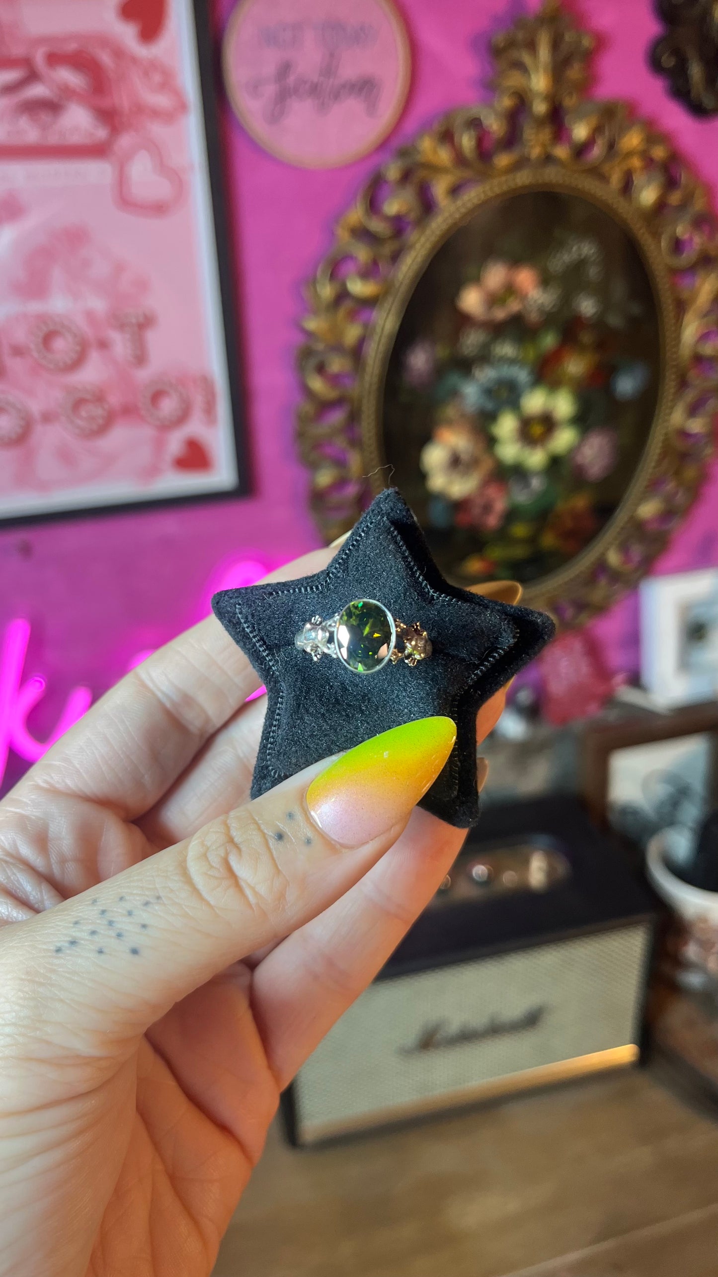 ALRIGHT AMPHIBIAN Faceted Gemstone Sterling Silver Ring