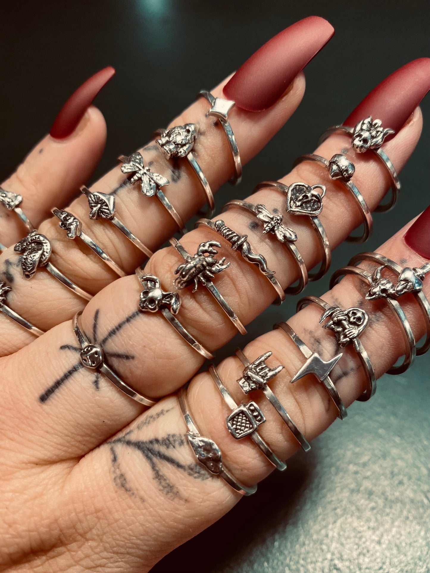 MEDUSAS SNAKE STACKER Sterling Silver Ring