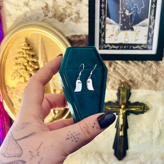 Ghost Get What You Get Sterling Silver Drop Earrings