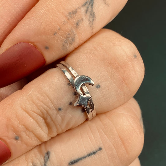 STARBURST STACKER Sterling Silver Ring