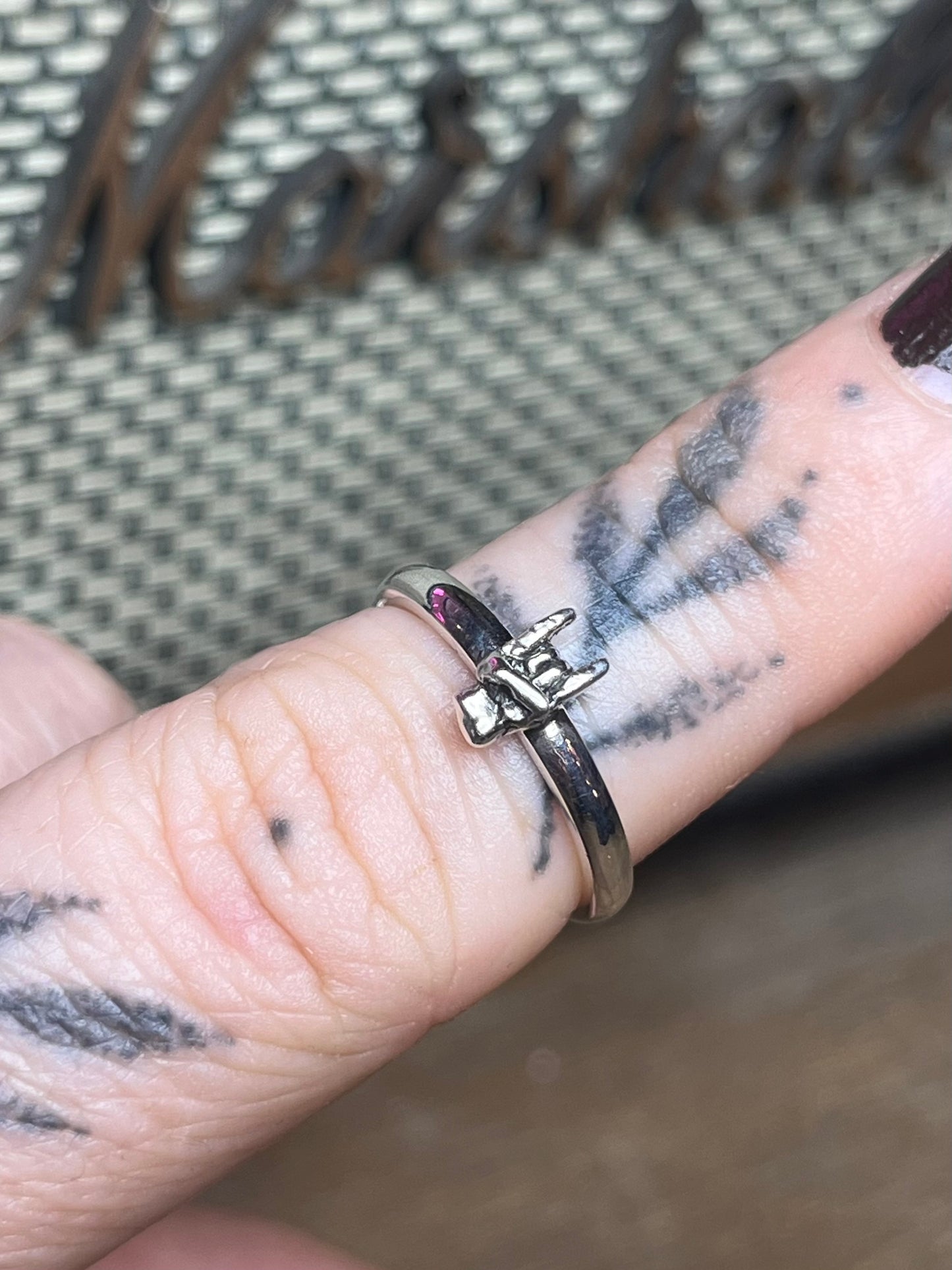 MOSHER ROCK HAND STACKER Sterling Silver Ring