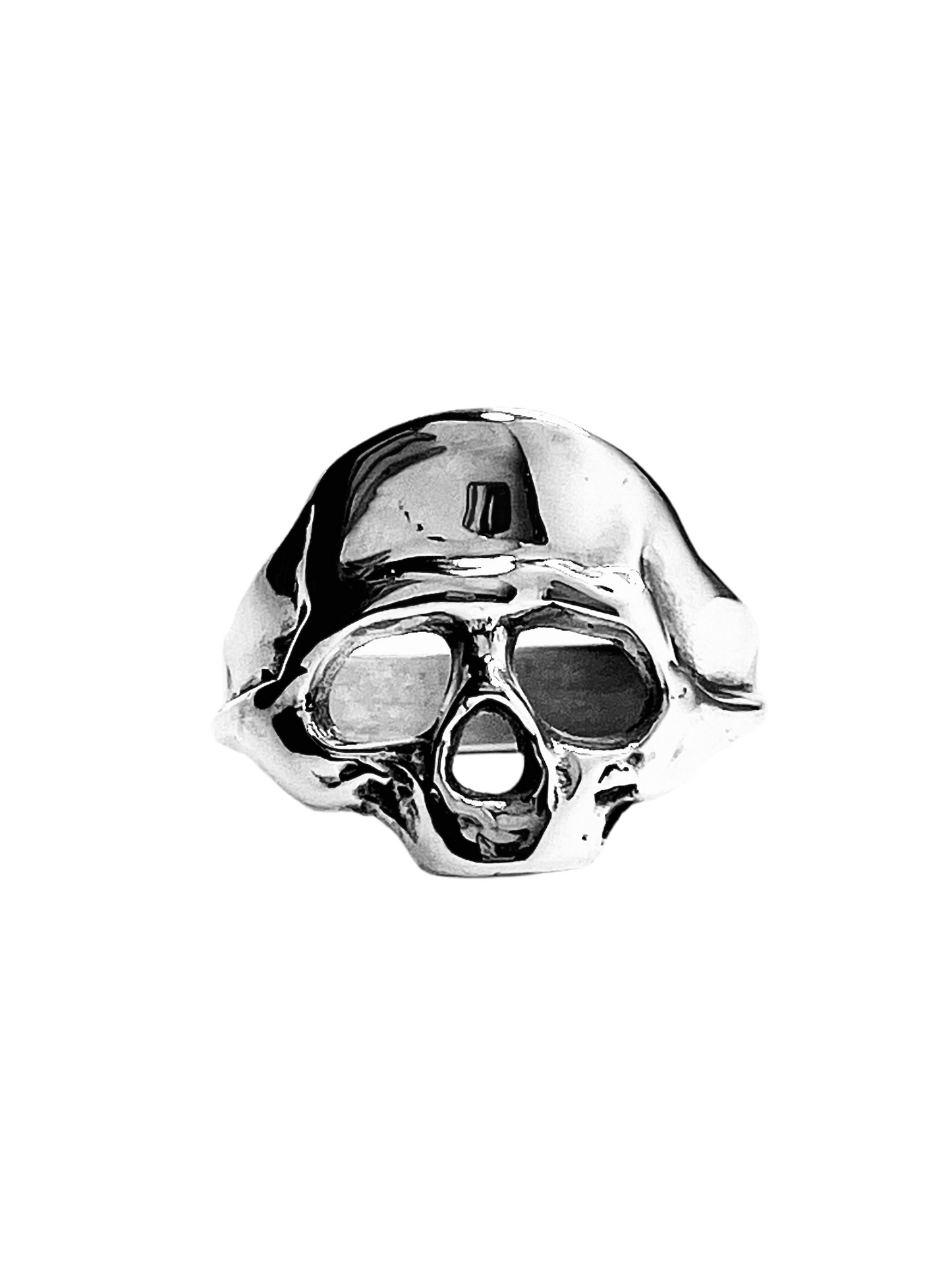 ARCANA Large Sterling Silver Skull Ring