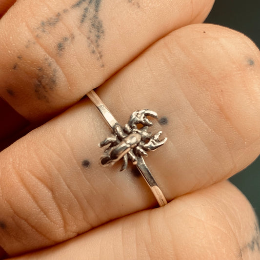 SCORPION STACKER Sterling Silver Ring