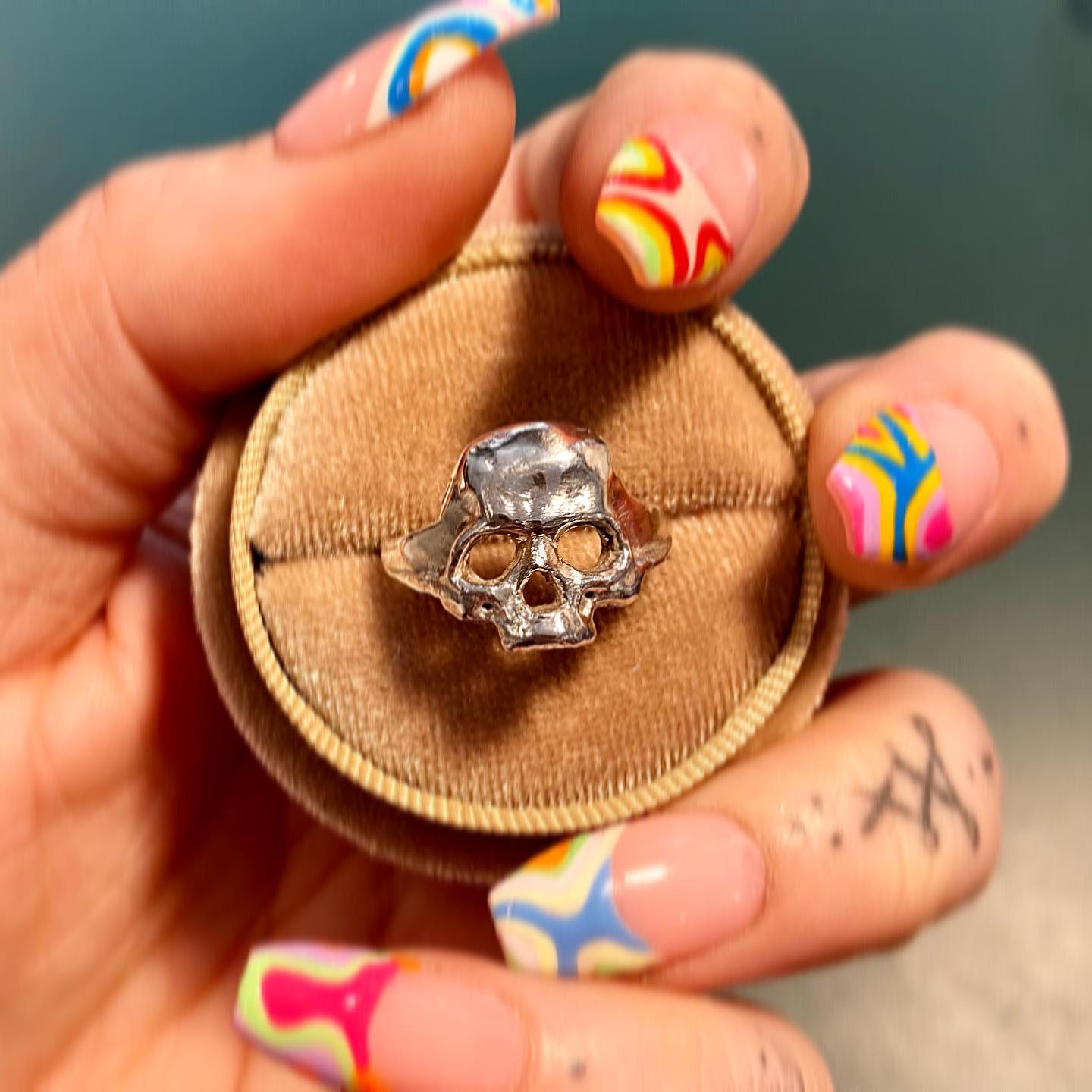 ARCADIA Skull Sterling Silver Ring