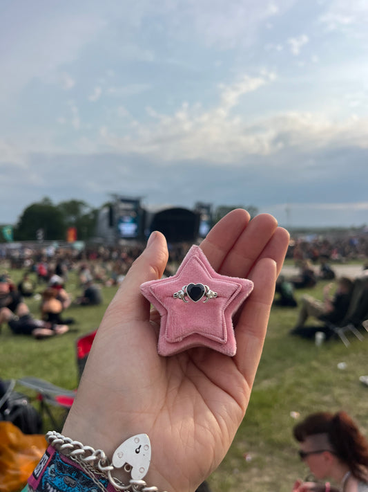KEEFE Buffalo Skull Faceted Gemstone Sterling Silver Ring