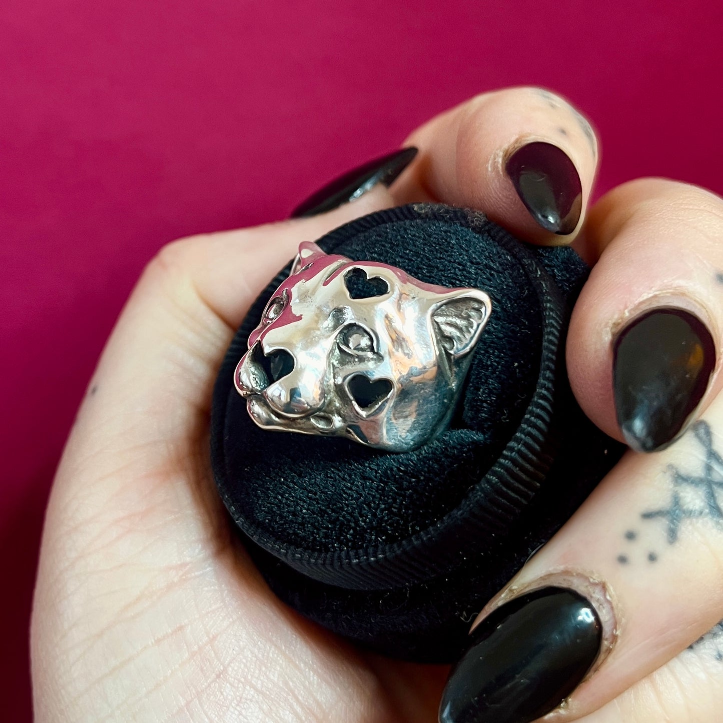 BAD KITTY Sterling Silver Ring