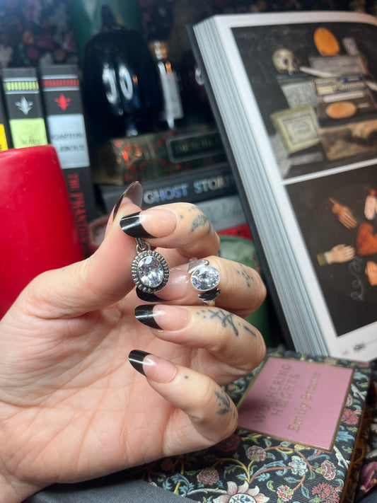 The Lost Ghost CZ Sterling Silver Pendant