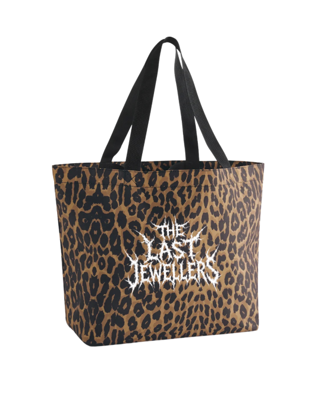 THE LAST JEWELLERS LEOPARD PRINT TOTE
