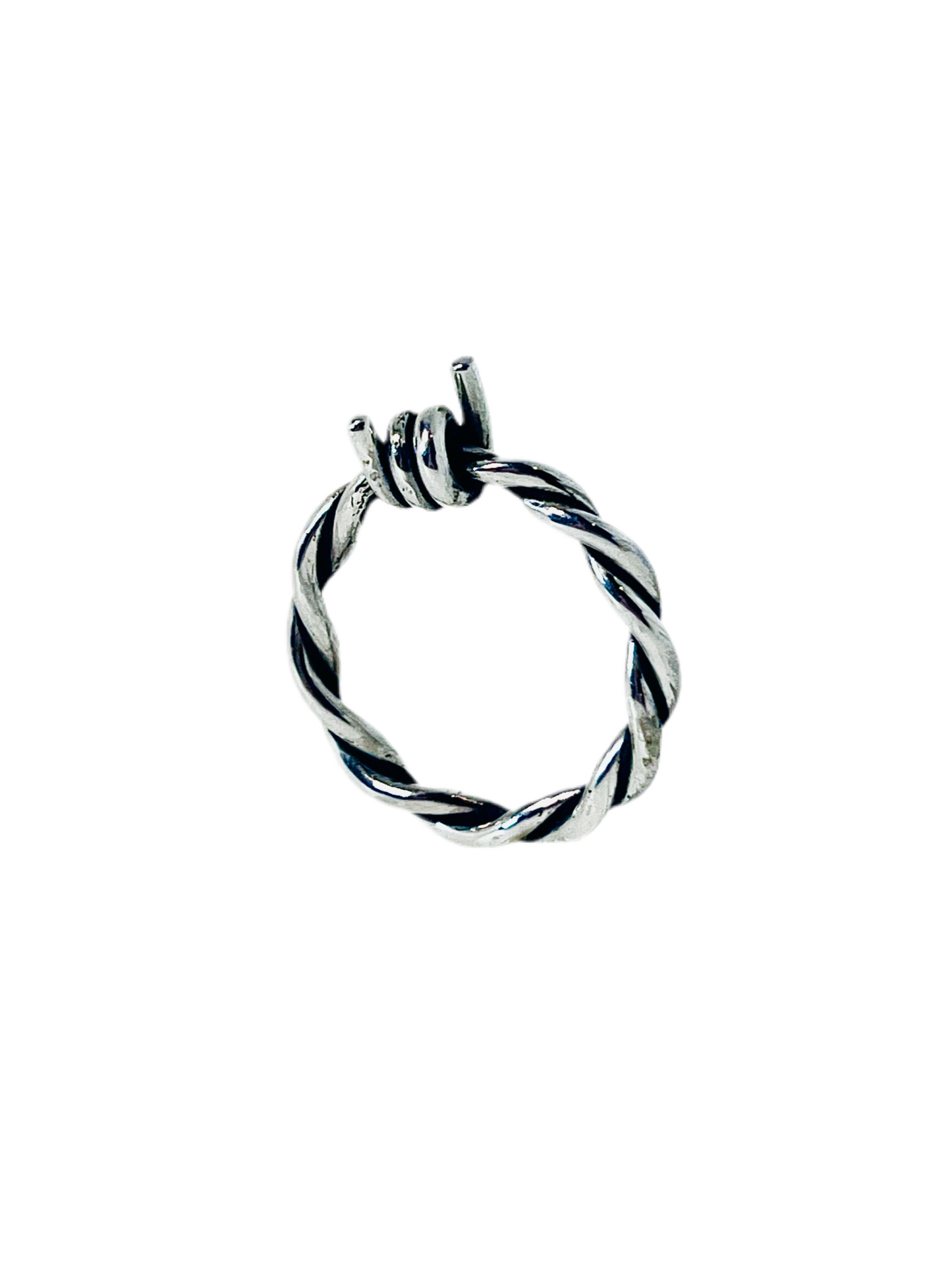 BARBED Sterling Silver Barb Wire Ring