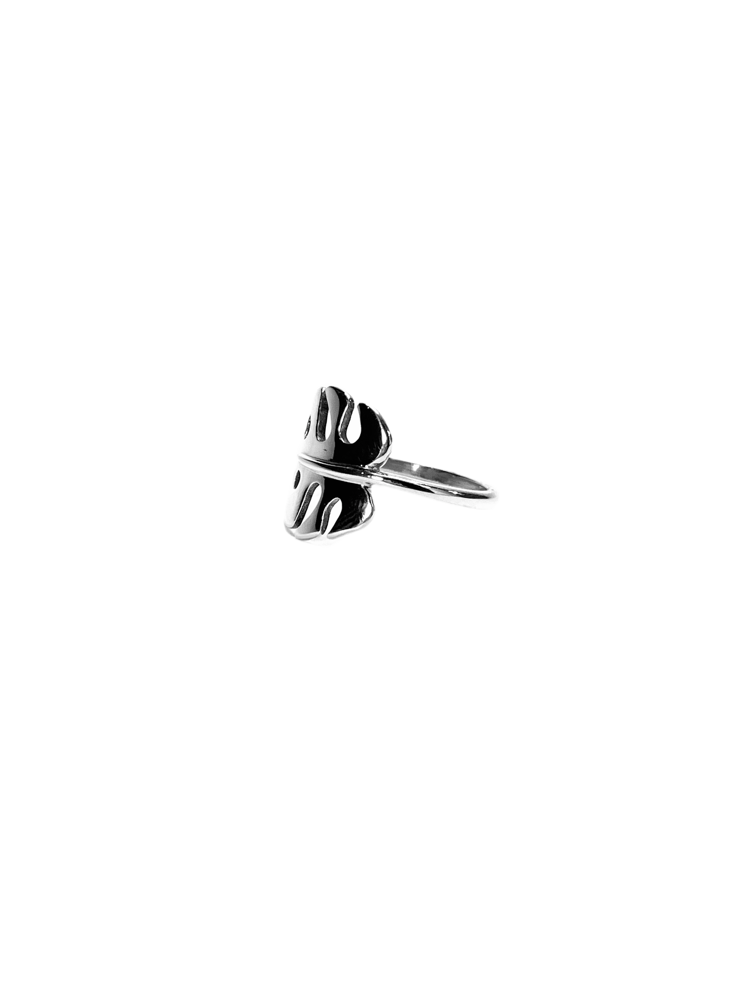 DELICIOSA Monstera Sterling Silver Ring