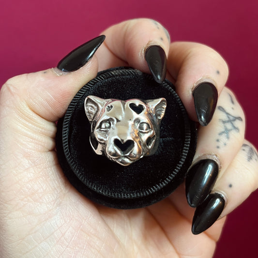 BAD KITTY Sterling Silver Ring