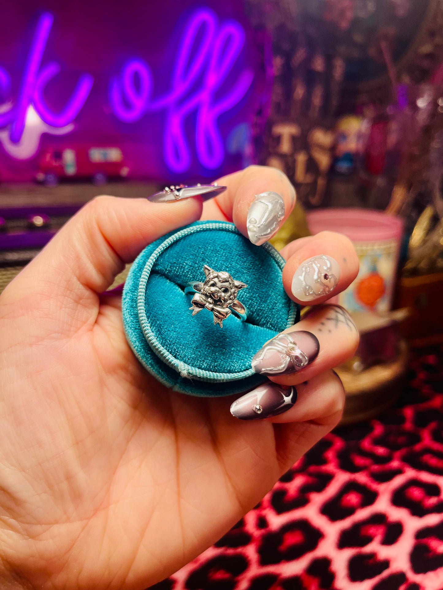 Lamby Lamb Sterling Silver Medium Stacker Ring