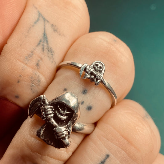 MINI GRIMMIE Sterling Silver Stacker Ring