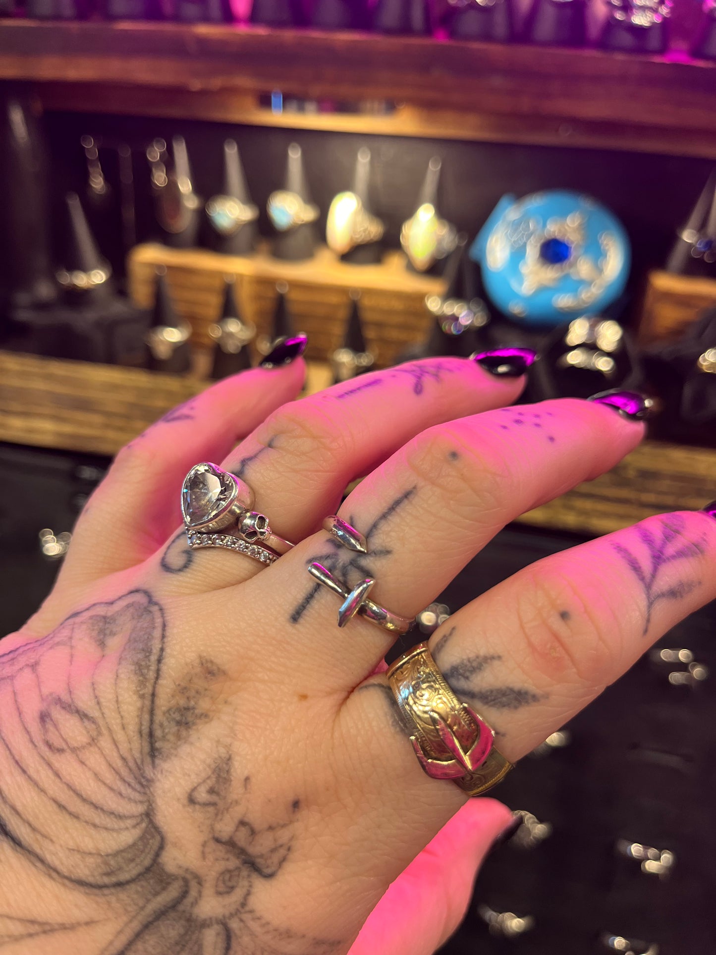 Sword adjustable Sterling Silver Ring