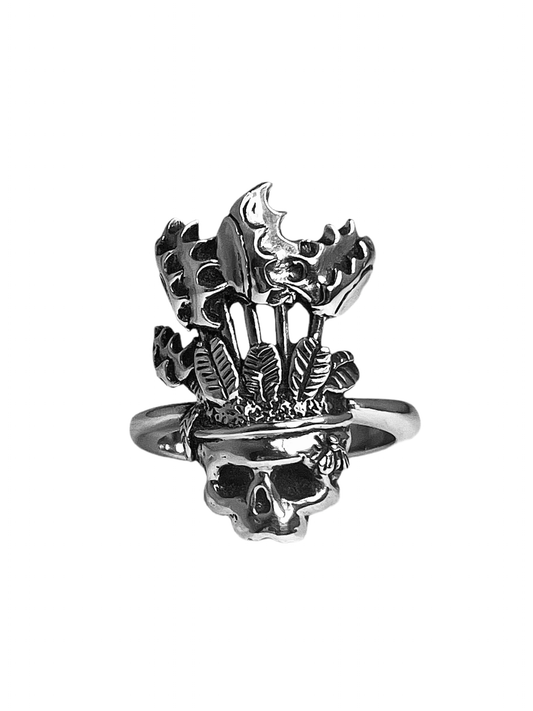 VENUS Skull Sterling Silver Ring