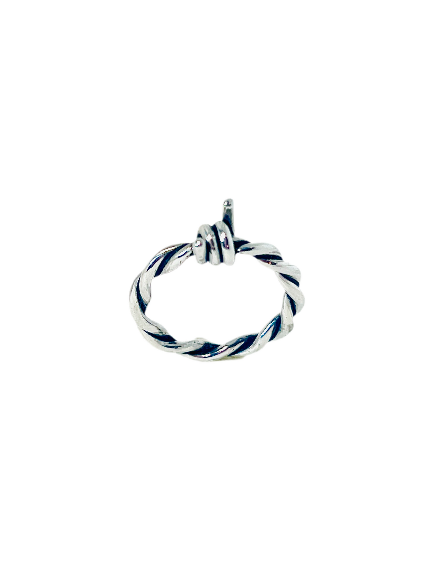 BARBED Sterling Silver Barb Wire Ring