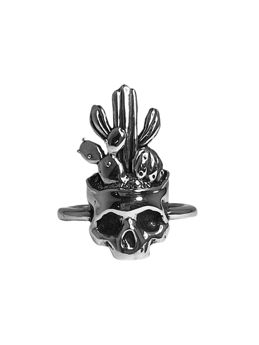 CACTI Skull Sterling Silver Ring