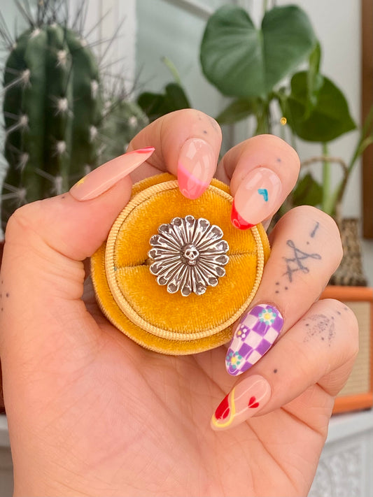TRIPPY DAISY Sterling Silver Ring