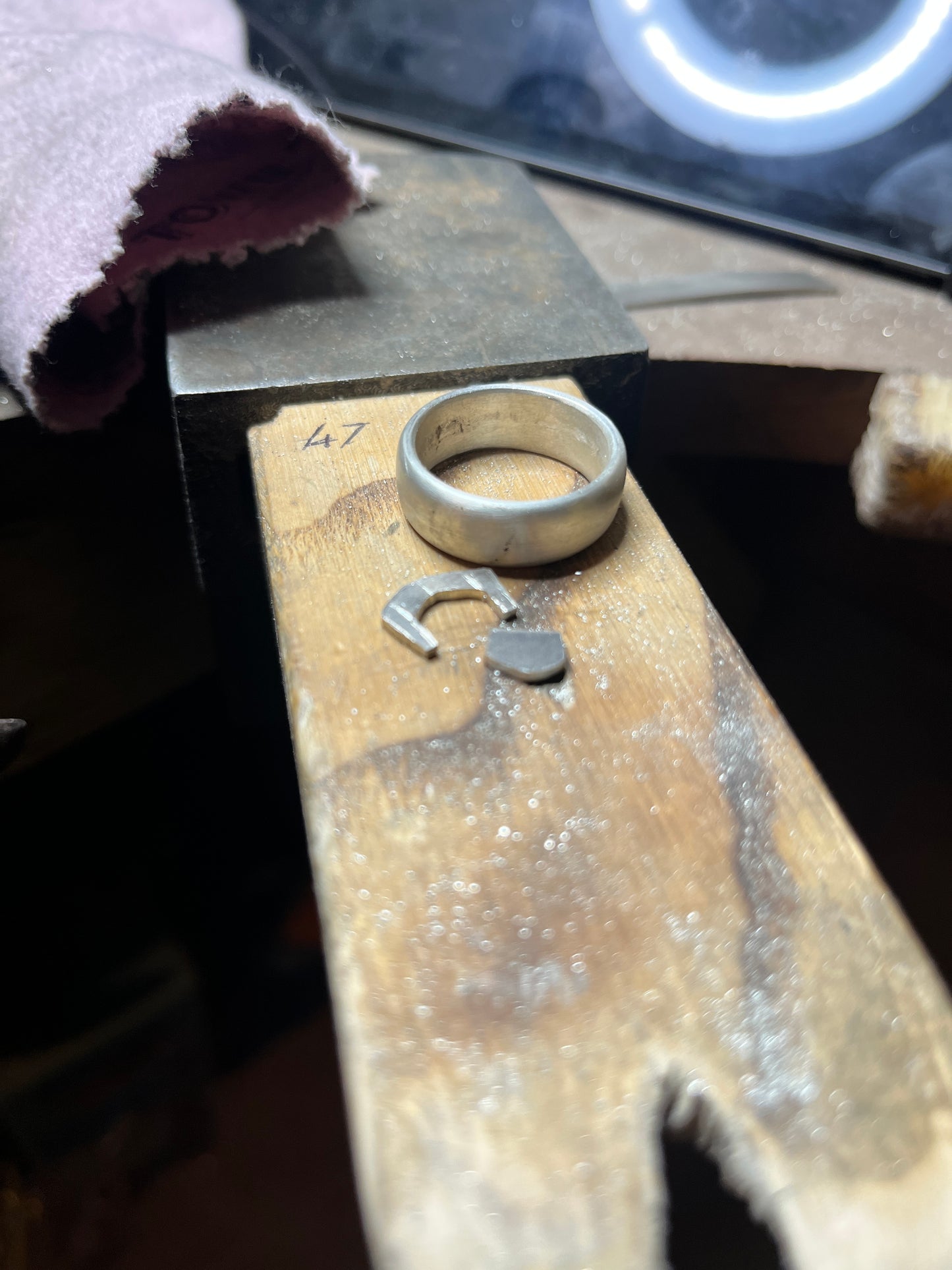 Belt Buckle Sterling Silver Ring